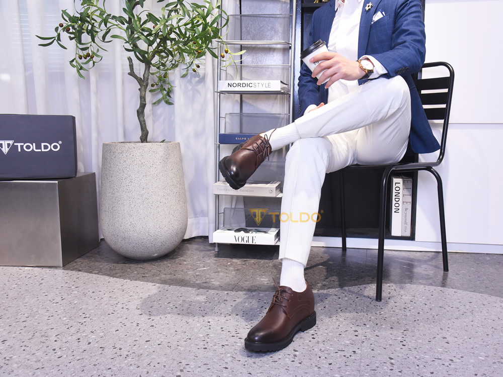 Giày nam cao 10cm da mềm nhẹ 13